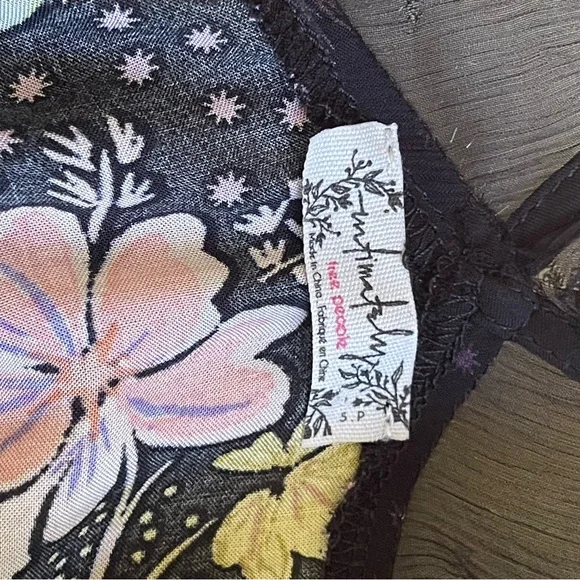 Like New Free People - Longwood Floral Slip Dress - S - Picture 8 of 12